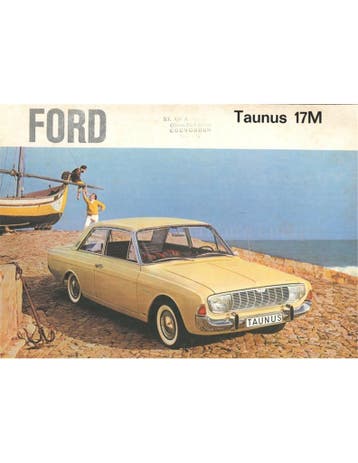 1964 FORD TAUNUS 17M BROCHURE NEDERLANDS, Nieuw
