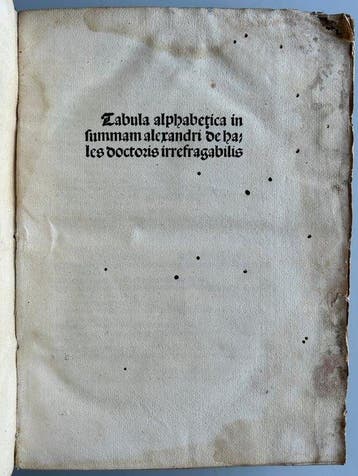 Petrus Keschinger - Clavis Theologie - 1502