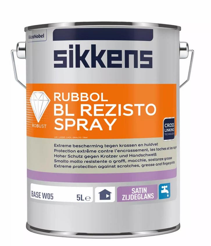Sikkens Rubbol BL Rezisto Spray Wit 10L, Bricolage & Construction, Peinture, Vernis & Laque, Envoi