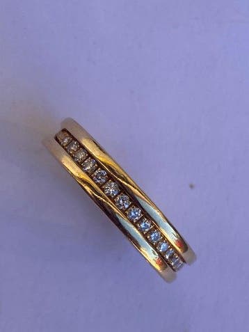 Bvlgari - Bague - B.zero 1 - 18 carats Or jaune Diamant, Bijoux, Sacs & Beauté