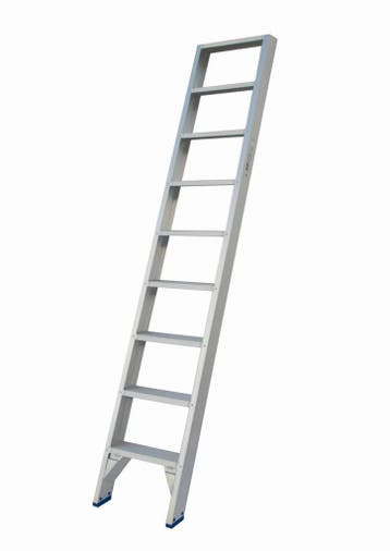 Solide enkele trap 9 treden - 2.25 meter, Doe-het-zelf en Bouw, Ladders en Trappen, Ophalen of Verzenden, Nieuw, Trap, 2 tot 4 meter
