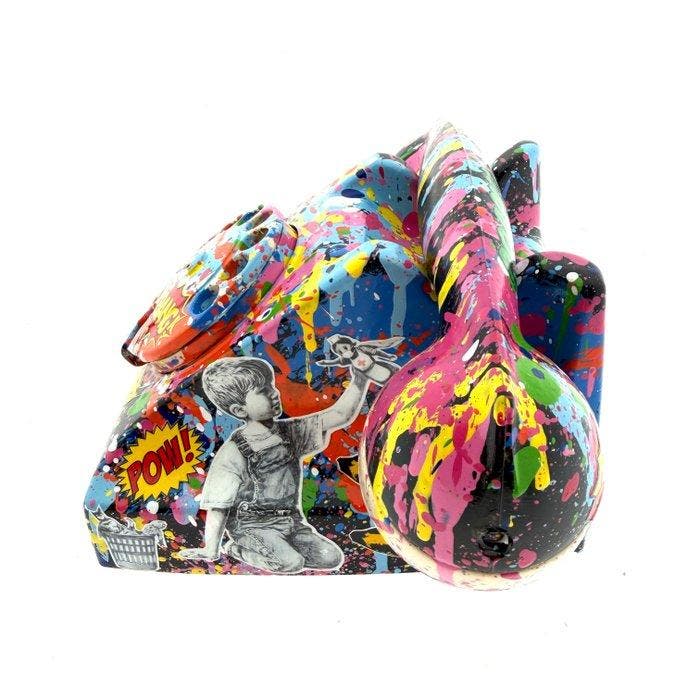Koen Betjes (1992) - StreetArt calling - Banksy x Warhol x, Antiquités & Art, Art | Peinture | Moderne