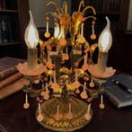 Tafellamp - - Lamp met Murano-glas in stijl, met drie, Antiek en Kunst