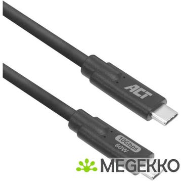 ACT USB 3.0 10Gbps 60W USB Type-C 3m, Computers en Software, Verzenden, Nieuw