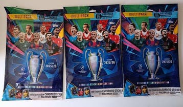 2025/26 Topps Championsleague 1 x Starterpack 3 x Multipack, Nieuw