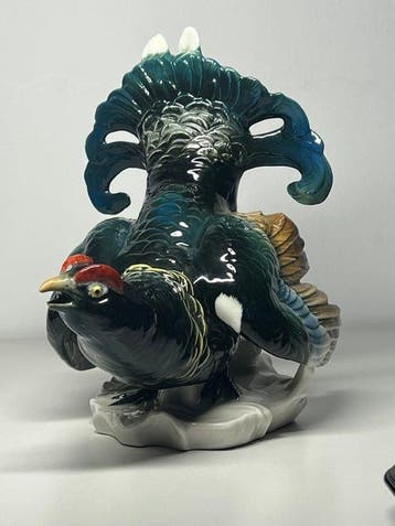 Karl Ens, Volkstedt - Beeldje - Capercaillie porcelain