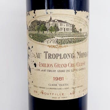 1981 Chateau Troplong Mondot - Saint-Émilion Grand Cru, Collections, Vins