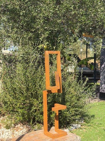 Ana Lucia B.M - Sculpture Corten - XL - No Reserve