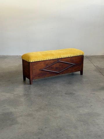 Établi - Bois, Textile - conteneur, Antiquités & Art