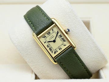 Cartier Tank Ref. 5057001 Year 1990s (Box), Ophalen of Verzenden, Polshorloge