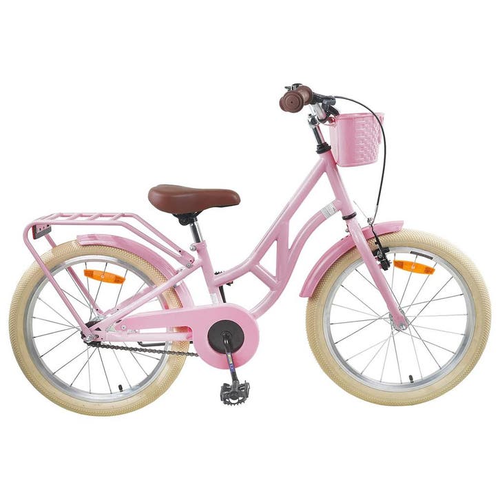 vidaXL Kinderfiets 24 Inch voor 8-12 jaar oud Licht Roze, Vélos & Vélomoteurs, Vélos | Vélos de course, Envoi