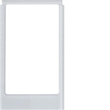 Grand cadre angulaire en verre blanc polaire - WD2231, Verzenden