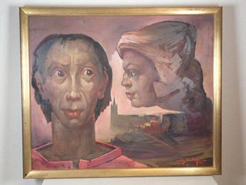 Jos Trotteyn (1910-2002) - Double portrait