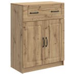 vidaXL Dressoir Artisanaal eiken 66 x 34,5 x 87 cm Bewerkt, Verzenden, Nieuw