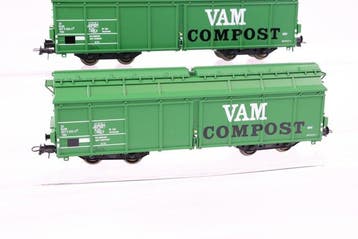 Roco H0 - 66025 - Modeltrein goederenwagonset (1) - Drie, Nieuw