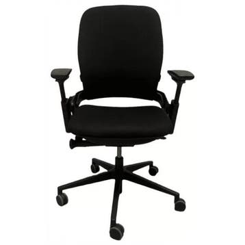 Steelcase Leap V2 Zwart, Huis en Inrichting, Bureaustoelen, Verzenden, Zwart, Zo goed als nieuw, Bureaustoel