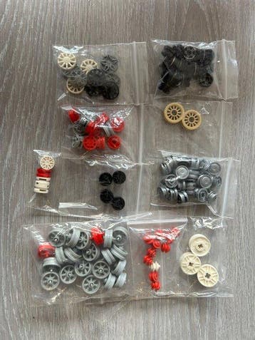 Lego Onderdelen - Lot of 1.9KG Lego rims, Nieuw
