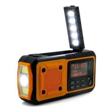 DAB376BT Draagbare Noodradio met Powerbank en Zaklamp -, Verzenden, Nieuw