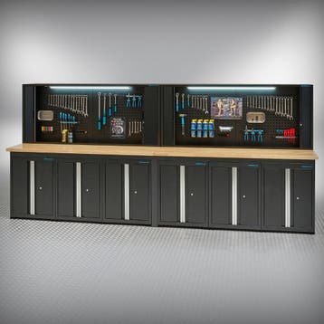 Datona Werkbank PRO 400 cm - 6 opbergkasten - 2x, Ophalen of Verzenden
