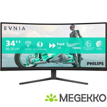 Philips Evnia 34M2C3500L/00 34  Wide Quad HD 180Hz Curved VA, Verzenden