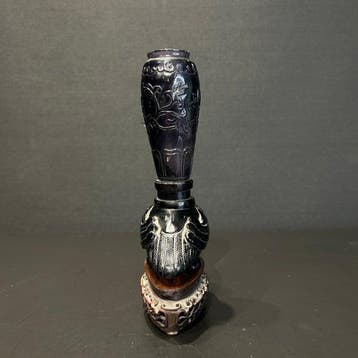 Vaas - Glas - China - Qing Dynastie (1644-1911) - Antiek