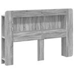 vidaXL Hoofdeinde Kast met opslag Grijs sonoma Geconstrueerd, Verzenden