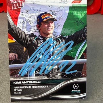 Mercedes - Topps Now - Forza! First italian to win at Monza, Nieuw