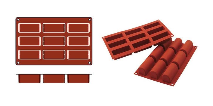 Bakmat | Buche-Midi Silikomart, Zakelijke goederen, Horeca | Keukenapparatuur, Nieuw in verpakking, Verzenden