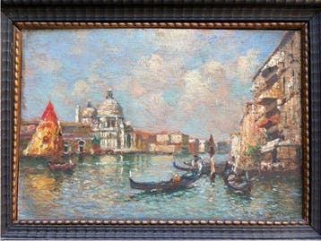 Scuola Veneziana (XIX-XX) - Venezia, Santa Maria della