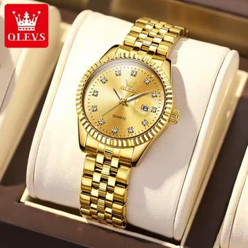5526 Luxe Kwarts Horloge - 3 ATM Waterdicht Dameshorloge -, Verzenden, Nieuw, OLEVS