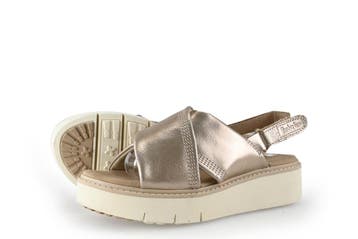 Mephisto Sandalen in maat 36 Goud, Verzenden, Sandalen of Muiltjes, Zo goed als nieuw, Overige kleuren