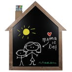 Krijtbord Steigerhout Huis, Huis en Inrichting, Verzenden, Nieuw
