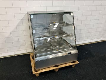 Warmhoudvitrine 2x Gn1/1, Waterlade Achterzijde, Ophalen of Verzenden, Gebruikt, Overige typen