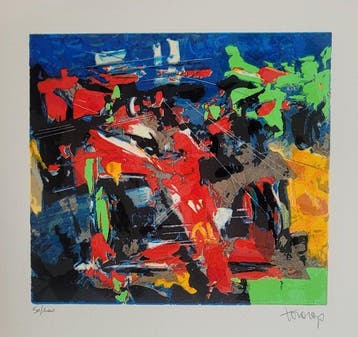 Francesco Toraldo (1960) - 11 fogli : sci - 46 - pallavolo -, Antiquités & Art