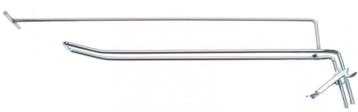 Bgs Technic Wandhaak dubbel 300 x 4,8 mm met draagarm en dwa, Verzenden
