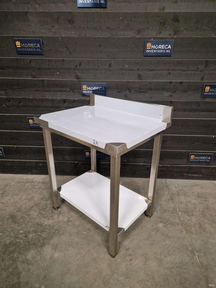 Werktafel | RVS | 80cm | horeca, Zakelijke goederen, Horeca | Meubilair en Inrichting, Gebruikt