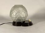 Tafellamp - Glas, Bakeliet - Frankrijk - Art Deco -lamp