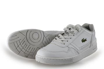 Lacoste Sneakers in maat 43 Wit, Kleding | Heren, Verzenden, Zo goed als nieuw, Sneakers, Wit