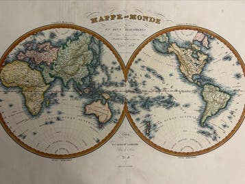 Mappamondo - Europa, Azië, Afrika en een uiterst precieze, Nieuw