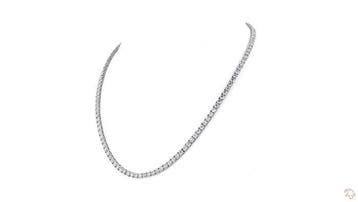 Halsketting Platina - 16.94ct. tw. Diamant (Natuurlijk) -, Nieuw