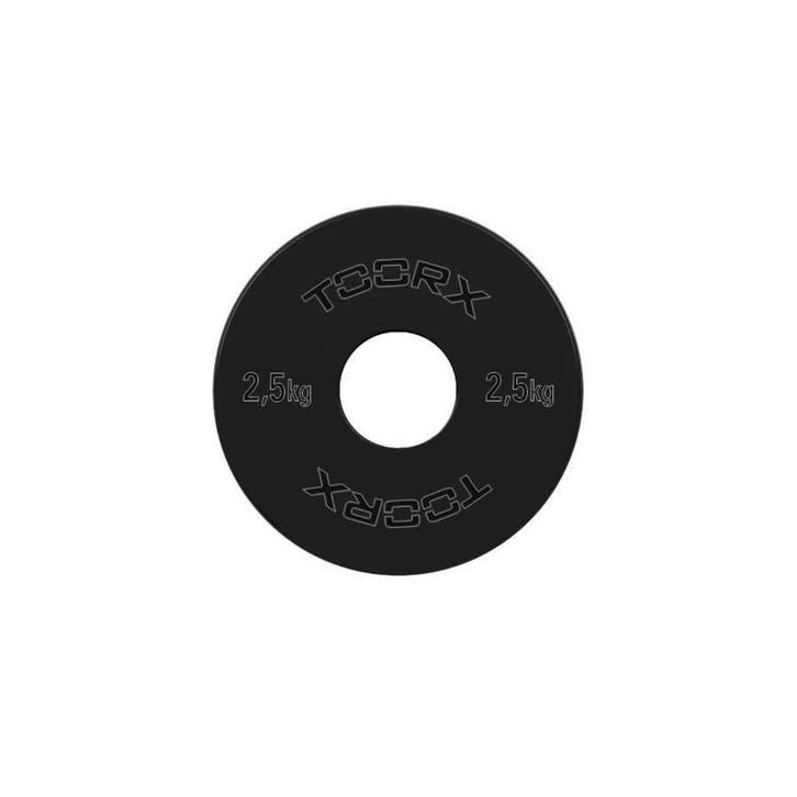 Toorx Fitness Micro Halterschijven - 50 mm - Zwart - Staal 2, Sport en Fitness, Fitnessmaterialen, Nieuw, Verzenden