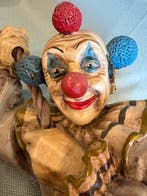 Beeld, Clown - 55 cm - Hars - 1996, Antiek en Kunst