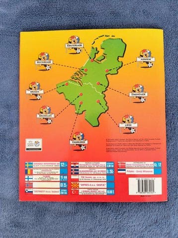 2000 Panini Euro 2000 Original edition, Official Licensed
