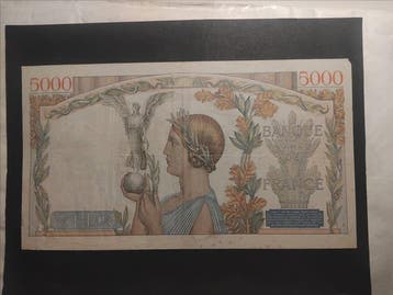 Frankrijk. - 5000 Francs - 08/11/1934 - Fayette 44-01