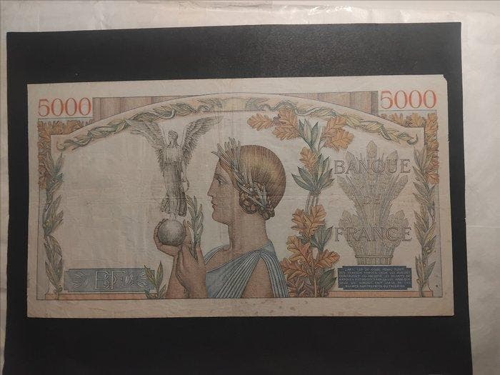Frankrijk. - 5000 Francs - 08/11/1934 - Fayette 44-01, Postzegels en Munten, Bankbiljetten | Europa | Niet-Eurobiljetten