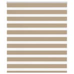 vidaXL Zebra Blind 125x150 cm stofbreedte 120,9 cm polyester, Verzenden