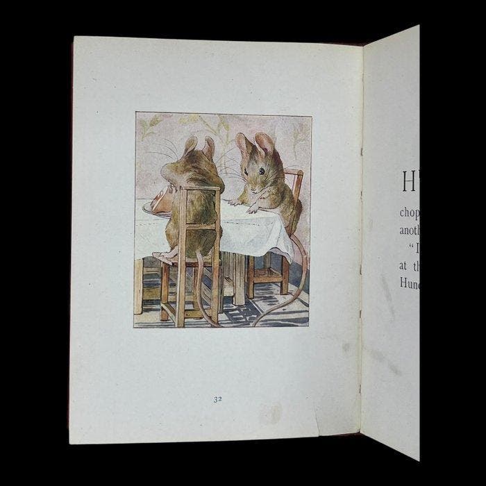 Beatrix Potter - The Tale Of Two Bad Mice - 1943, Antiek en Kunst, Antiek | Boeken en Manuscripten