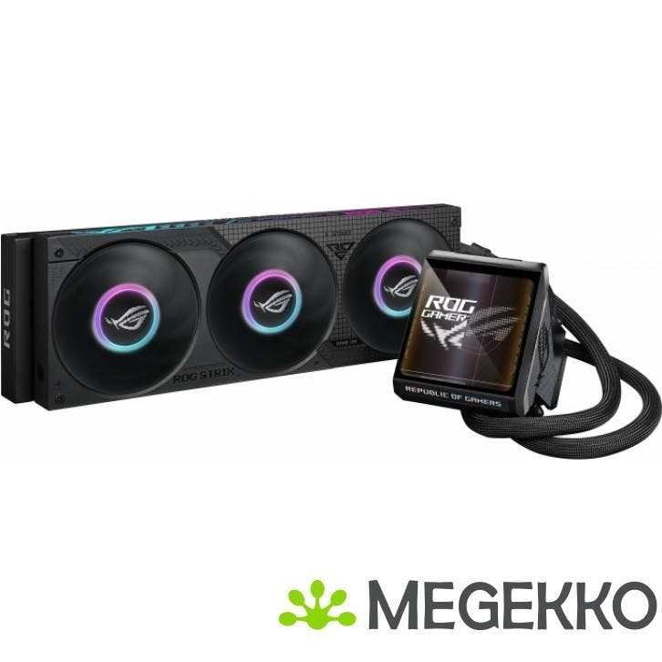 ASUS ROG Strix LC IV 360 ARGB LCD Zwart, Computers en Software, Overige Computers en Software, Nieuw, Verzenden