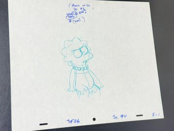 Gracie Films - Dessin danimation original de Lisa Simpson,, Nieuw in verpakking