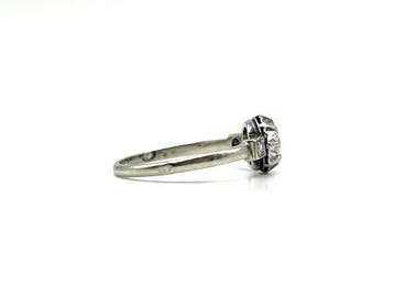 Ring - 18 karaat Witgoud, Platina - 0.52ct. tw. Diamant, Nieuw